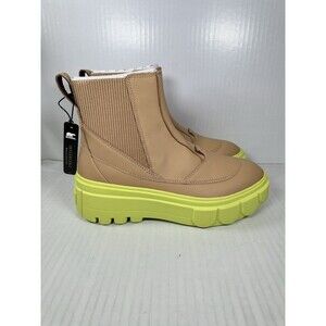 Sorel CARIBOU X Waterproof Platform Chelsea Ankle Tan Boots Size 7.5 Womens NEW